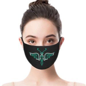 Butterfly Sparkly Blingy Rhinestone Mask